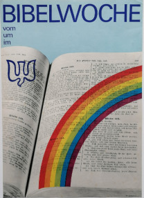 Plakat Bibelwoche, 1986, 41 x 29 cm
