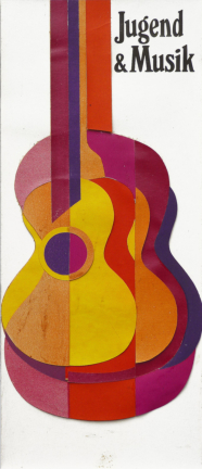 Entwurf Ausstellungsstele Gitarre, 1973, 250 x 120 cnm