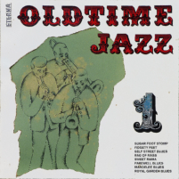 Schallplatte Oldtime Jazz 1, 1966, 30 x 30 cm