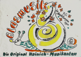 Plakat Blasmusik, 1988, 42 x 59 cm